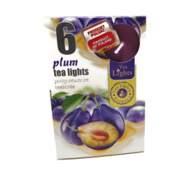 Aura sviečka voňavá Plum 4ks/bal