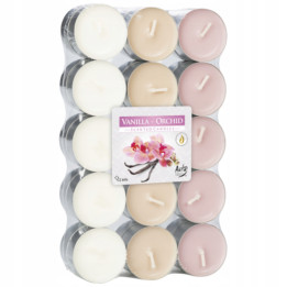 Aura sviečka voňavá Vanilla Orchid 30ks/bal