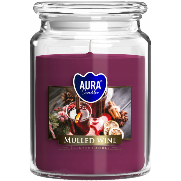 AURA Vonná sviečka 500g mulled wine