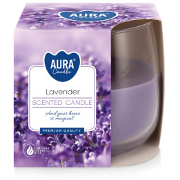 AURA Vonná sviečka lavander 130g