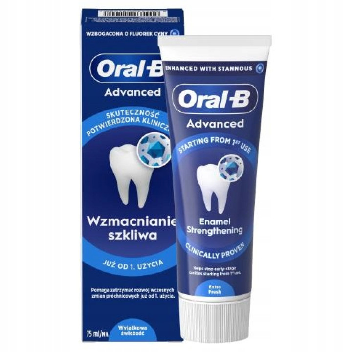 zubna pasta oral b 75 ml advanced fresh