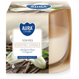 AURA Vonná sviečka vanilka 130g
