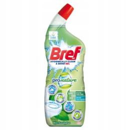 Bref WC gel Pro Nature Mint & Eucalyptus 700ml