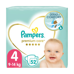 Pampers Plienky Premium Care 4 52ks