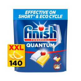 Finish Quantum kapsle do umývačky riadu Lemon 140ks