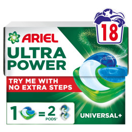 Ariel prací kapsule Ultra Pover Universal 18PD
