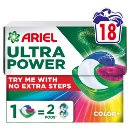 Ariel prací kapsule Ultra Pover Color 18PD