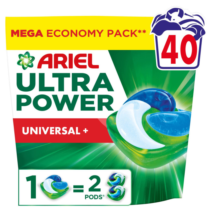 Ariel prací kapsule Ultra Pover Universal 40PD